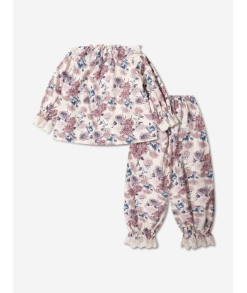 Amiki Children Girls Flower Print Daniela Pyjamas Pour