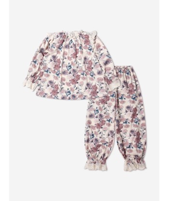 Amiki Children Girls Flower Print Daniela Pyjamas Pour