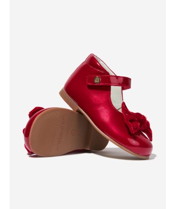 Andanines Girls Mary Jane Shoes With Bow in Red Jusqu'à 80% De Réduction