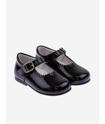 Andanines Girls Patent Leather Mary Jane Shoes in Black outlet