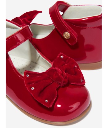 Andanines Girls Mary Jane Shoes With Bow in Red Jusqu'à 80% De Réduction