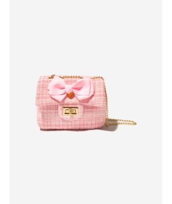 Angels Face Girls Tweedy Shoulder Bag in Pink des créatures d'habitude