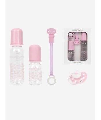 Emporio Armani Baby Girls Bottles & Dummy Set pas cher 