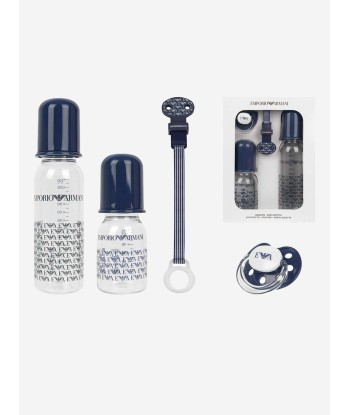 Emporio Armani Baby Boys Bottles & Dummy Set Les magasins à Paris et en Île-de-France