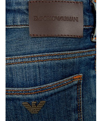 Emporio Armani Boys Cotton Denim Jeans Comparez et commandez 