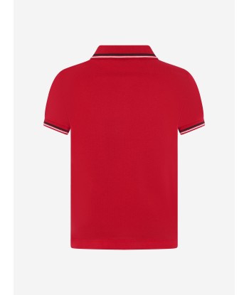 Emporio Armani Boys Logo Polo Shirt in Red france