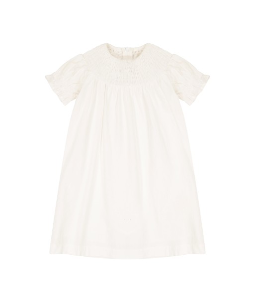 Linen Smocked Short Sleeved Dress Le MVP de beaucoup