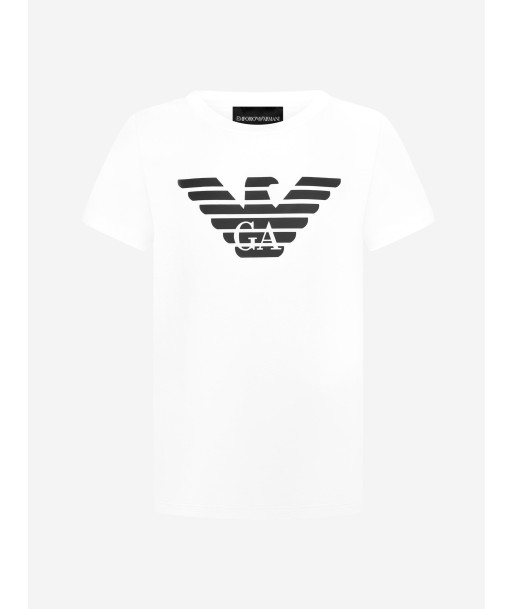 Emporio Armani Boys Pima Cotton Logo T-Shirt Véritable concentré