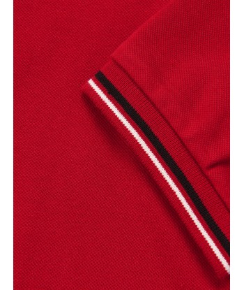 Emporio Armani Boys Logo Polo Shirt in Red france