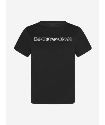 Emporio Armani Boys Logo T-Shirt in Black plus qu'un jeu 