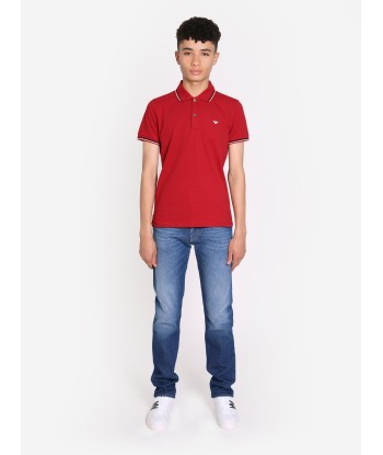 Emporio Armani Boys Logo Polo Shirt in Red france