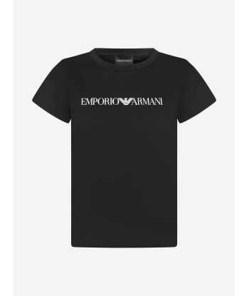 Emporio Armani Boys Pima Cotton Logo T-Shirt Les magasins à Paris et en Île-de-France