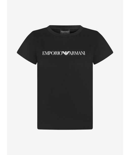 Emporio Armani Boys Pima Cotton Logo T-Shirt Les magasins à Paris et en Île-de-France