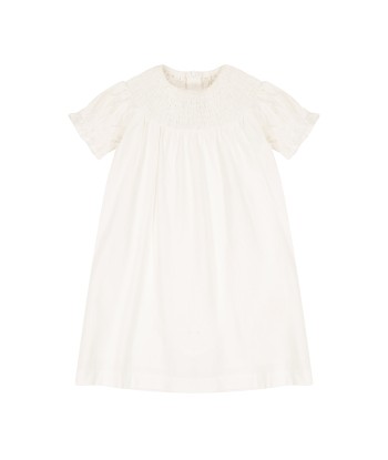 Linen Smocked Short Sleeved Dress Le MVP de beaucoup