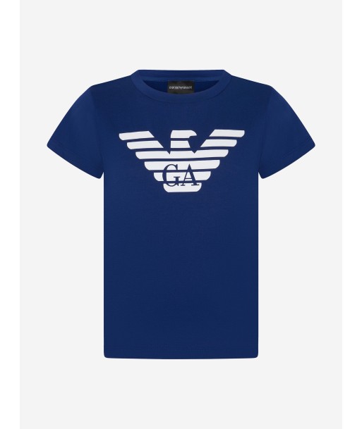 Emporio Armani Boys Pima Cotton Logo T-Shirt Amélioration de cerveau avec