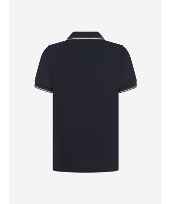 Emporio Armani Baby Boys Logo Polo Shirt in Navy En savoir plus