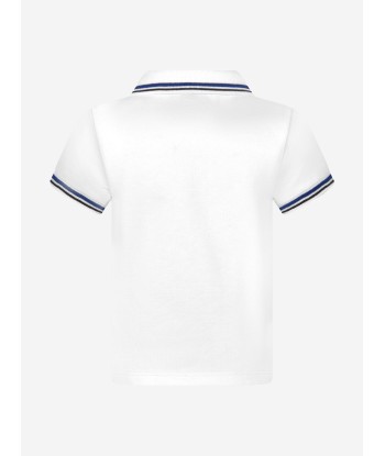 Emporio Armani Baby Boys Logo Polo Shirt In White les ctes