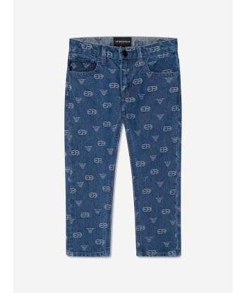 Emporio Armani Boys Denim Logo Jeans Comparez et commandez 