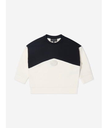 Emporio Armani Boys Colourblock Logo Sweatshirt les muscles