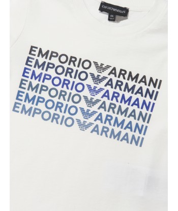 Emporio Armani Boys Long Sleeve Logo Print T-Shirt Comment ça marche