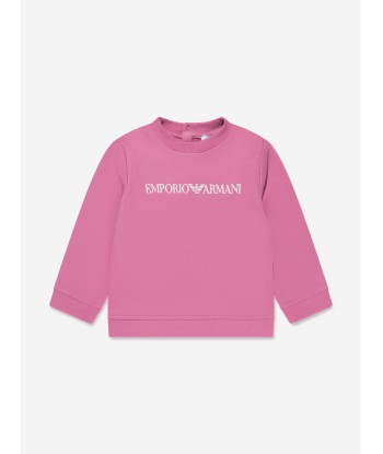 Emporio Armani Baby Girls Logo Sweatshirt les muscles