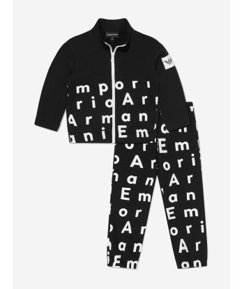 Emporio Armani Boys All Over Logo Print Tracksuit pour bénéficier 