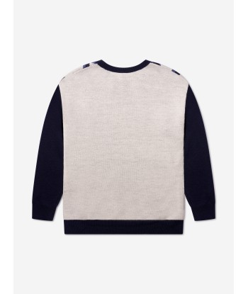 Emporio Armani Boys Wool Knitted Logo Jumper vente chaude votre 