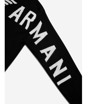 Emporio Armani Boys Wool Knitted Arm Logo Jumper Venez découvrir notre 