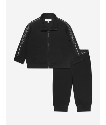 Emporio Armani Baby Boys Zip Up Logo Trim Tracksuit pas cher