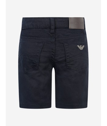 Emporio Armani Boys Cotton Logo Shorts l'achat 