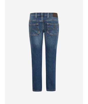 Emporio Armani Boys Cotton Denim Branded Jeans Amélioration de cerveau avec