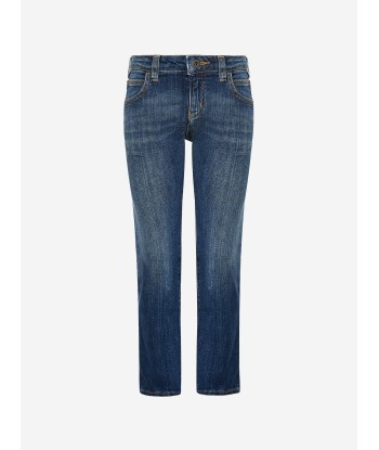 Emporio Armani Boys Cotton Denim Branded Jeans Amélioration de cerveau avec