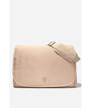 Emporio Armani Baby Logo Changing Bag in Beige chez Cornerstreet bien 