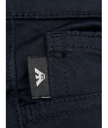 Emporio Armani Boys Cotton Logo Shorts l'achat 