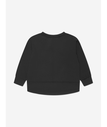 Emporio Armani Girls Long Sleeve Logo T-Shirt In Black À commander