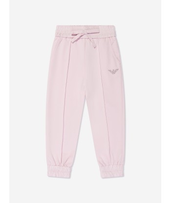 Emporio Armani Girls Tracksuit Set In Pink solde