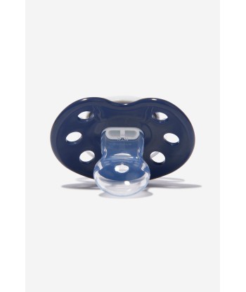 Emporio Armani Baby Dummy And Pacifier Set In Navy le des métaux précieux