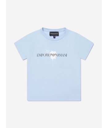 Emporio Armani Boys Logo T-Shirt Set (3 Pack) In Blue Le MVP de beaucoup