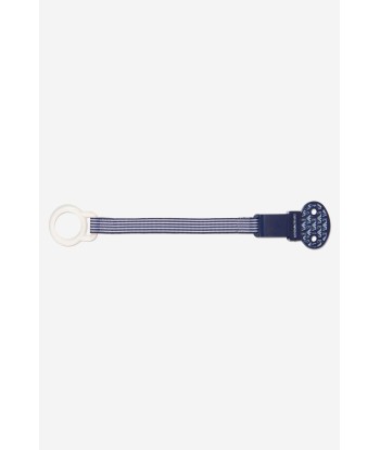 Emporio Armani Baby Dummy And Pacifier Set In Navy le des métaux précieux