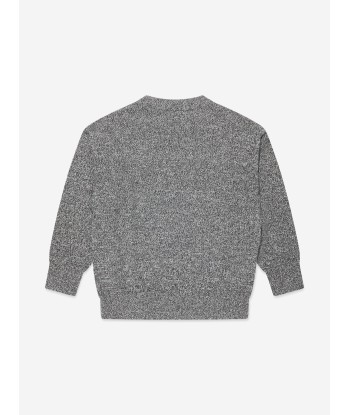 Emporio Armani Boys Knitted Logo Jumper In Grey Comparez plus de prix