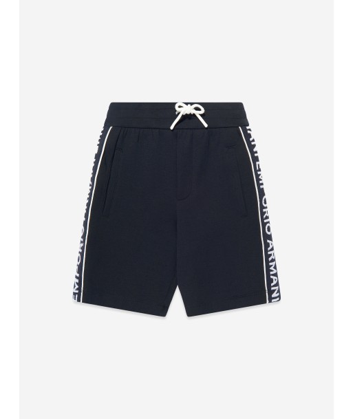 Emporio Armani Boys Logo Shorts In Navy la chaussure