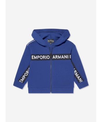 Emporio Armani Boys Logo Tape Tracksuit In Blue Les magasins à Paris