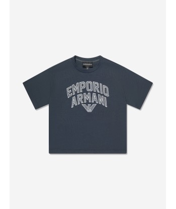 Emporio Armani Boys T-Shirt And Shorts Set In Navy vous aussi creer 