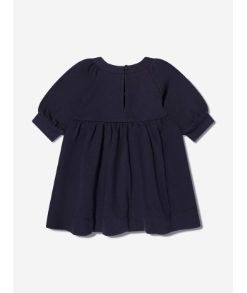 Emporio Armani Baby Girls Eagle Diamante Sweater Dress In Navy prix pour 