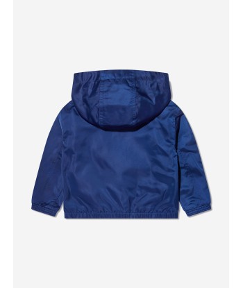 Emporio Armani Baby Boys Zip Up Windbreaker In Blue ou a consommer sur place