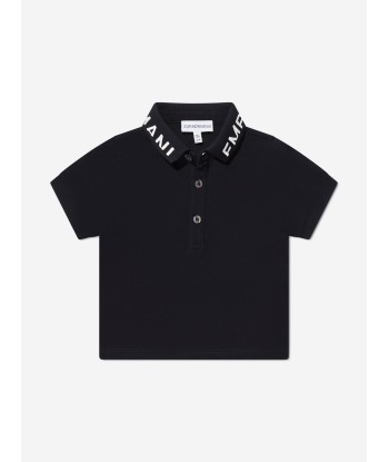 Emporio Armani Baby Boys Polo Shirt In Navy Dans la société mordern