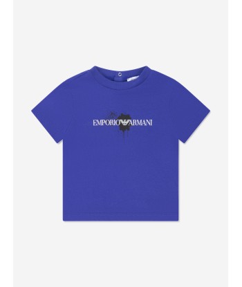 Emporio Armani Baby Boys T-Shirt Set (3 Pack) In Blue solde