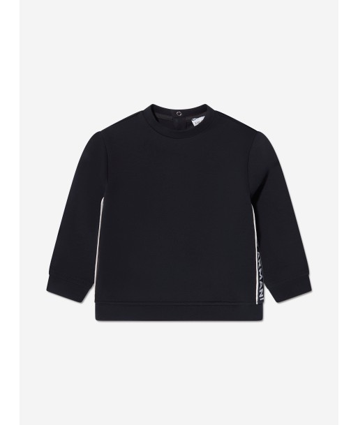 Emporio Armani Baby Boys Crew Neck Sweatshirt In Navy ou a consommer sur place