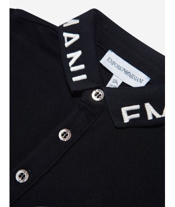 Emporio Armani Baby Boys Polo Shirt In Navy Dans la société mordern