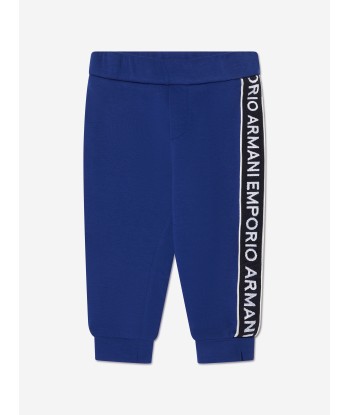 Emporio Armani Baby Boys Logo Tracksuit In Blue commande en ligne